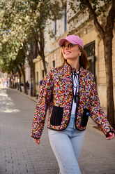 Giacca trapuntata leggera Blossom Charm